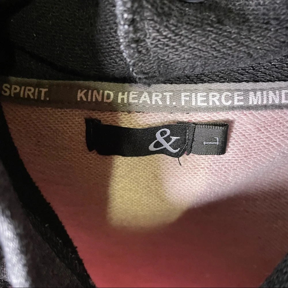 Pink Relaxed Fit Hoodie with Cowl Neck - Picture 4 of 5